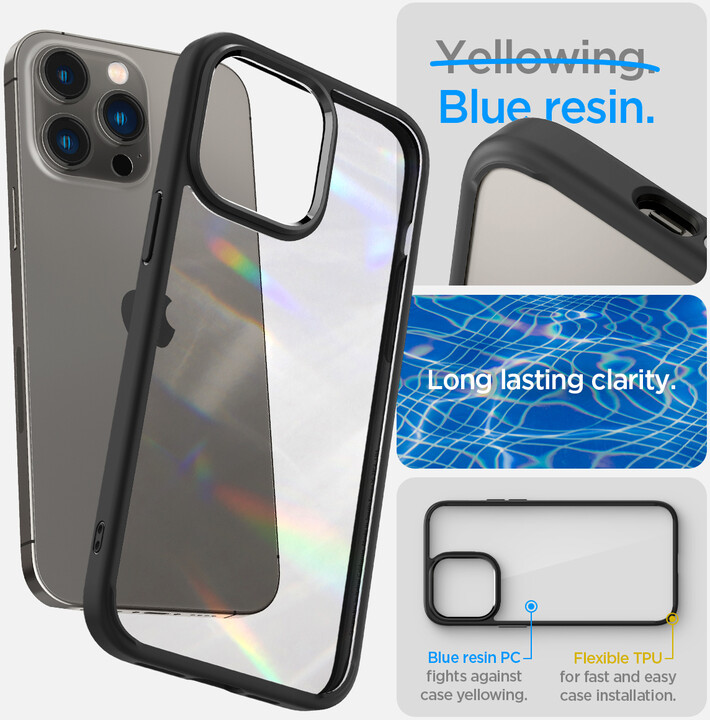 Mbrojtëse Spigen Ultra Hybrid për Apple iPhone 14 Pro, e zezë