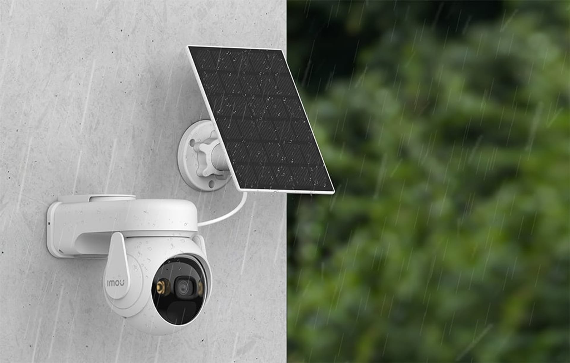 Соларен панел Imou by Dahua FSP12 Type C, 3W, USB C, црно и бело