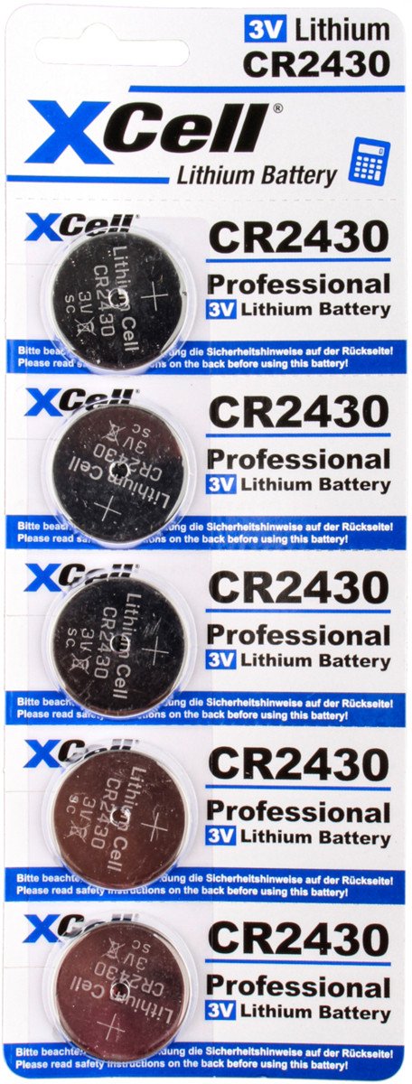 Bateri litium Hückmann CR2430, 3V, 290mAh, set 5 copë
