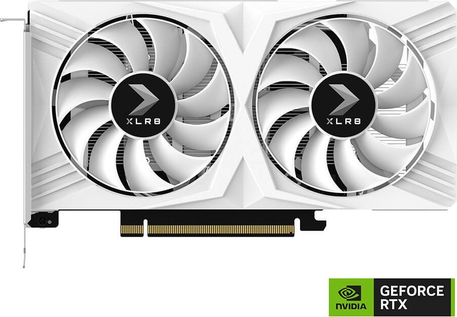 Kartelë grafike PNY GeForce RTX 4060 XLR8 Verto DF OC White Edition 8GB GDDR6