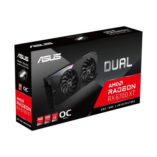 Kартичка графичка Asus RX Radeon 6700 XT Dual, 12GB GDDR6