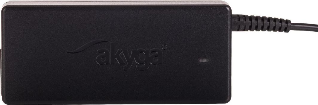 Karikues për laptop Akyga AK-ND-25, 65 W, 3 mm, 3.3 A, 19.5 V, i zi