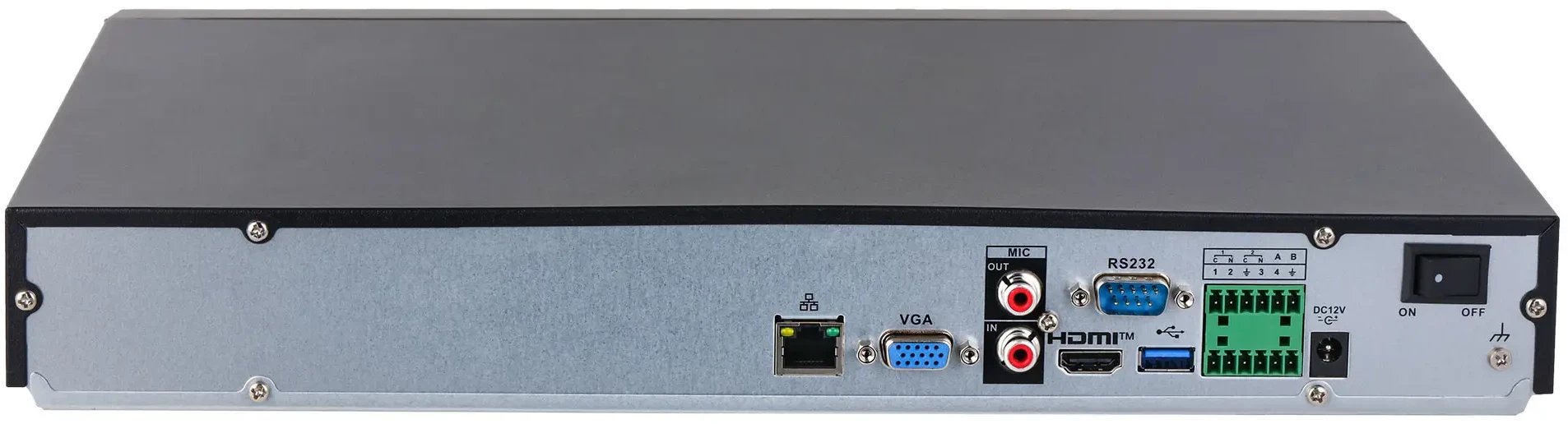 Мрежен регистратор Dahua DHI NVR5232 EI2 WizSense, 32 IP канали, HDMI излез 8K, црн