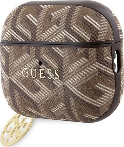 Mbulesë Guess GCube Charm Case për AirPods Pro 2, GUAP2PGCE4CW, kafe
