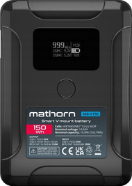 Bateri V-Mount Mathorn MB-V150, 150Wh, USB Type-C, e zezë