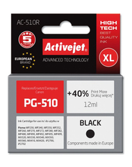 Ngjyrë për printer Activejet AC-510R (zëvendësim për Canon PG-510), 12 ml, e zezë