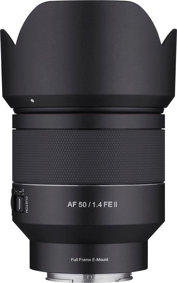 Objektiv Samyang AF 50mm F1.4 II Sony FE, full frame, autofokus i shpejtë, i zi