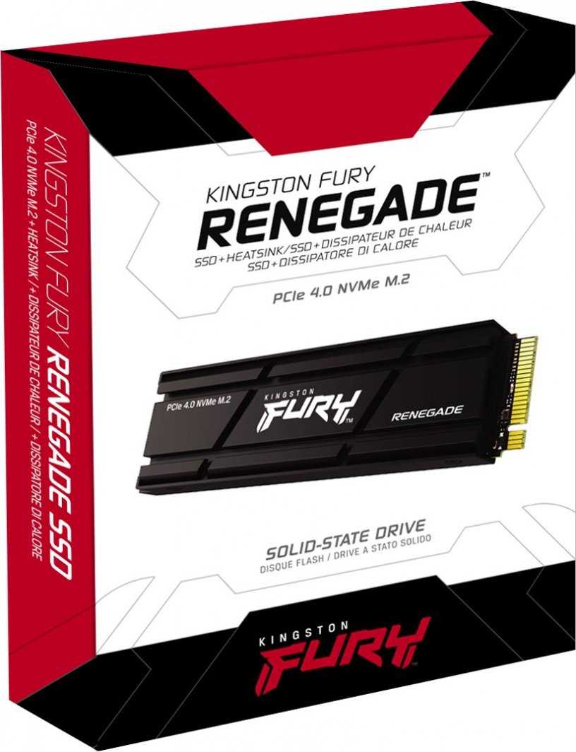 [OUTLET] Disk SSD Kingston Fury Renegade, 2TB, M.2 2280 PCI-E x4 Gen4 NVMe