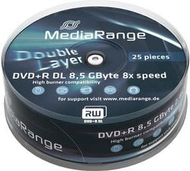 Disk DVD blank MediaRange MR469, DVD+R DL, 8.5GB, 25 copë