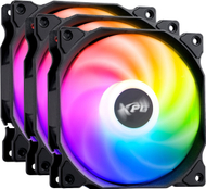 Ventilator për kasë XPG VENTO 120 ARGB PWM, 12 cm, set 3 copë, i zi