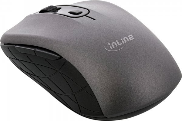 Maus InLine 3-in-1, wireless, Bluetooth, USB, i zi dhe i hirt