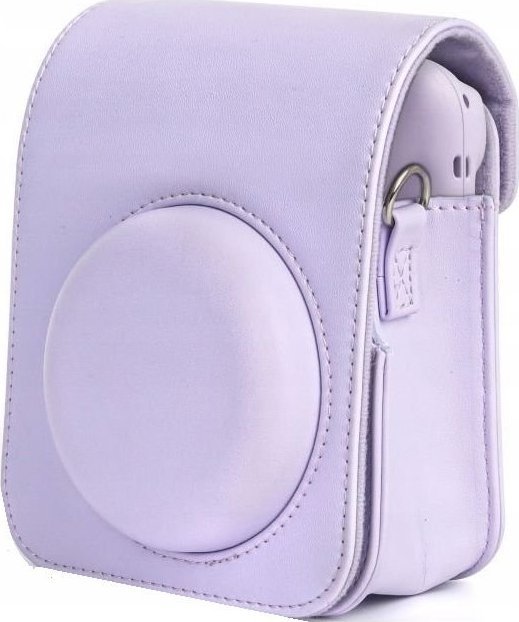 Këllëf LoveInstant për Fujifilm Instax Mini 12, lëkurë eko, me rrip, vjollcë