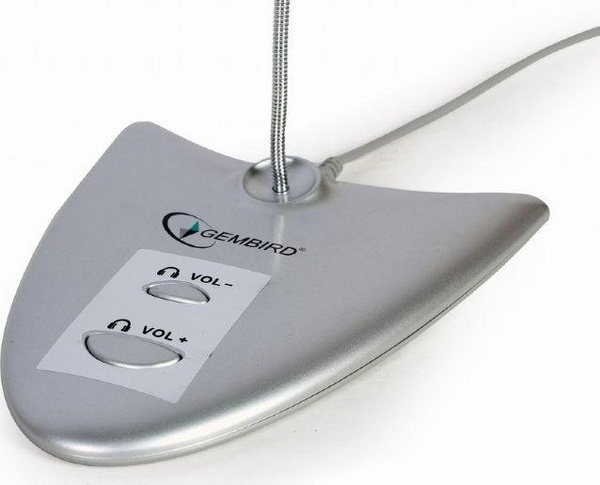 Mikrofon Gembird MIC-DU-01, i argjendtë