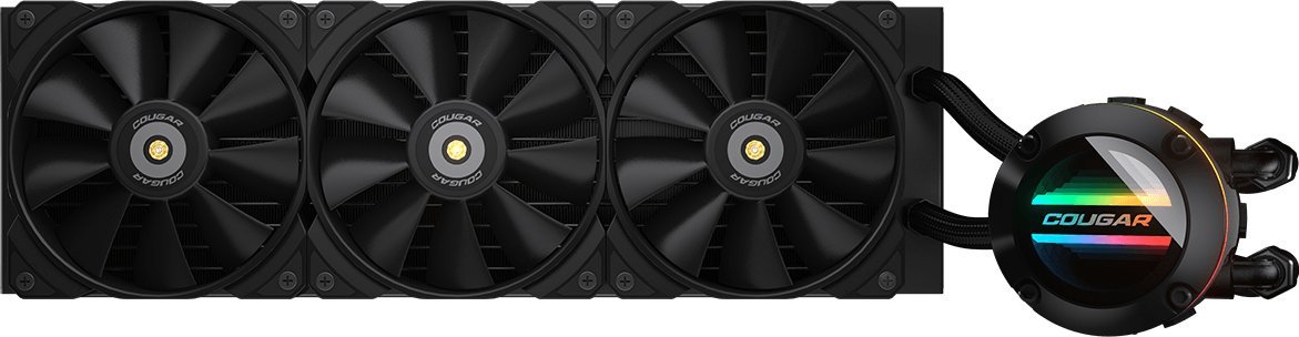 Ладилник за вода AIO Cougar Poseidon GT 360, радијатор 360 mm, ARGB, црн