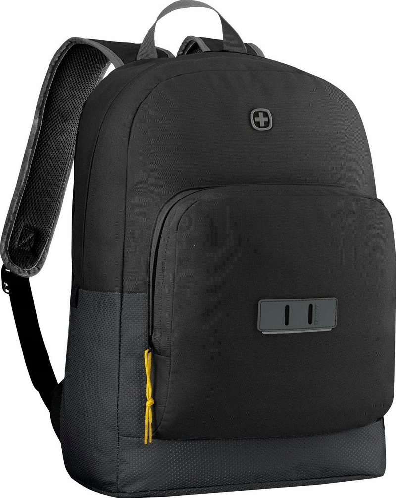 Çantë shpine Wenger SwissGear Crango, 15.6", material i ricikluar, e zezë