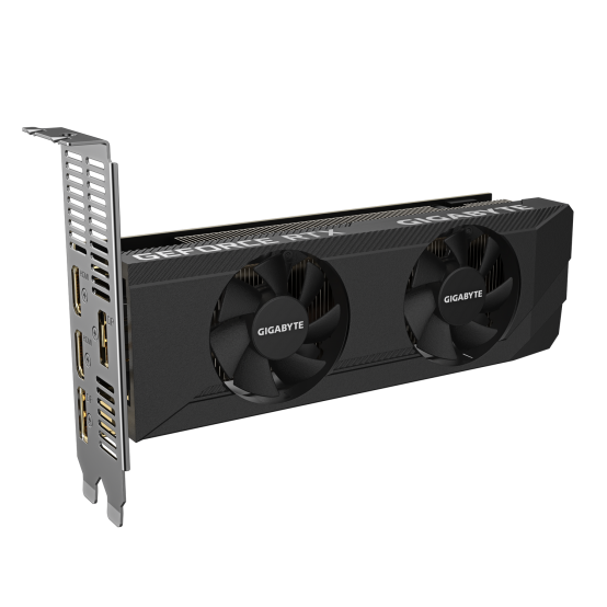 Kartë grafike Gigabyte GeForce RTX 3050 OC Low Profile, 6GB GDDR6, e zezë
