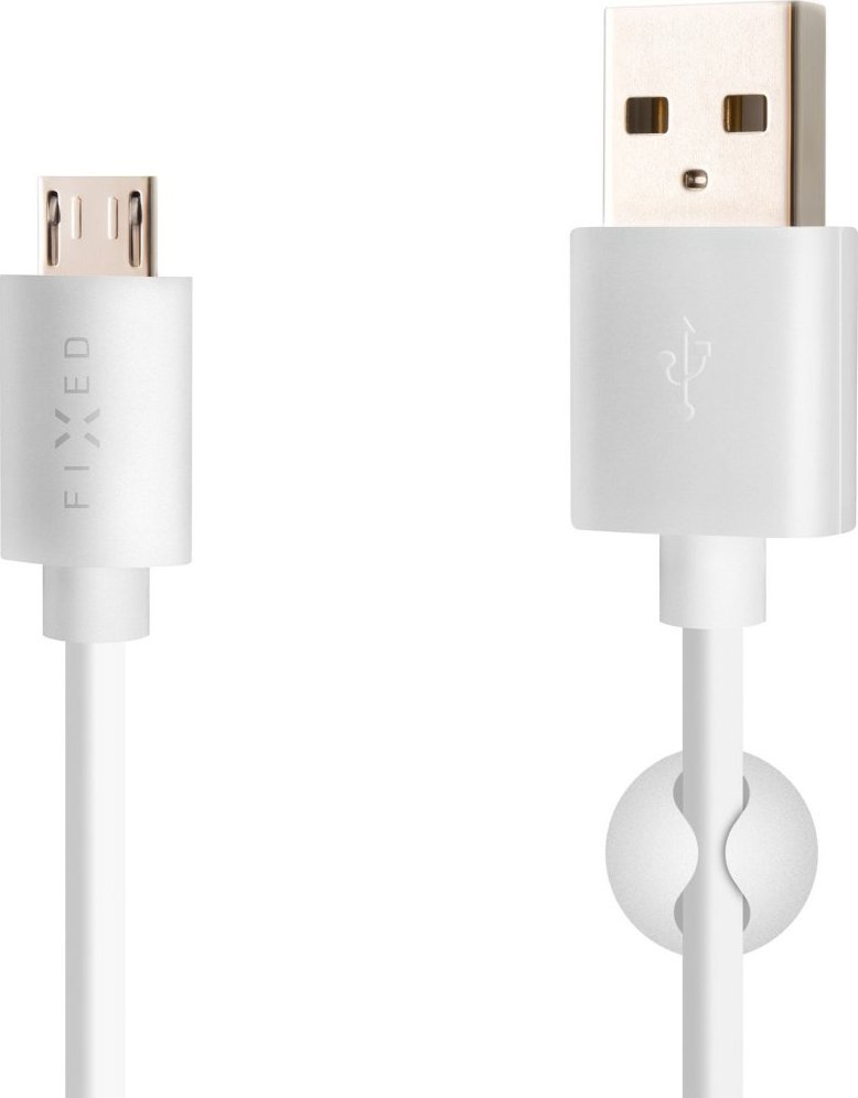Kabllo USB FIXED FIXD-UM2M-WH, USB-A në microUSB, 2 m, e bardhë