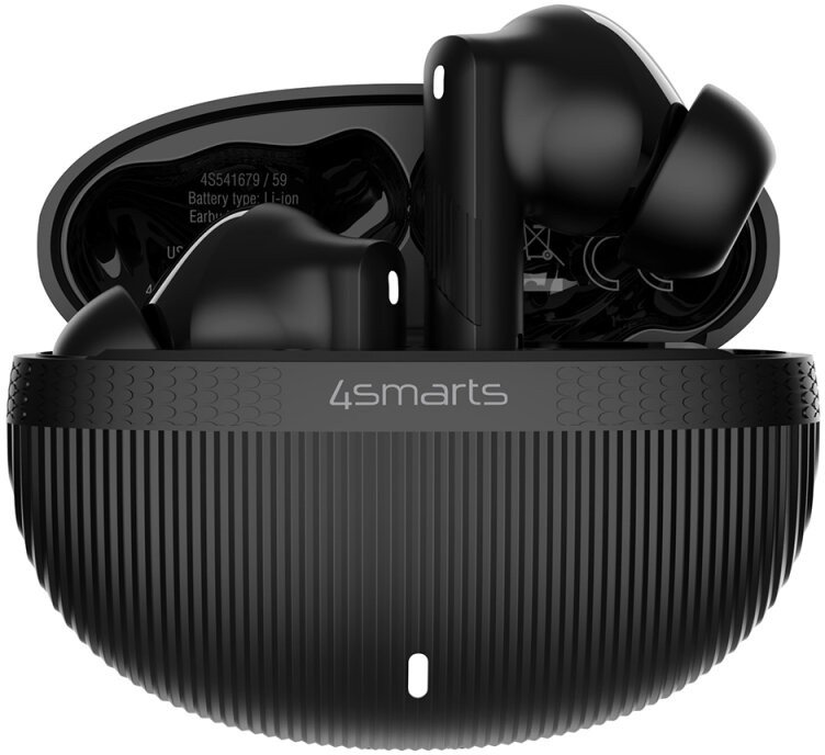 Kufje pa tela 4smarts SkyBuds Pro ANC, wireless, me anulim zhurme, të zeza