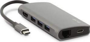Stacion dokimi LMP USB-C Docking Station LMP-USBC-MDOCK-SG, HDMI, USB 3.0, i hirtë