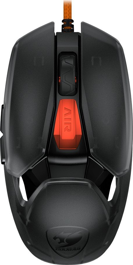 Mouse lojërash Cougar AirBlader Tournament, 6200 DPI, 62g, i zi