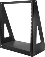 Рафт сервер StarTech 2-Post 12U, 19\", компактен за на маса, црн метален