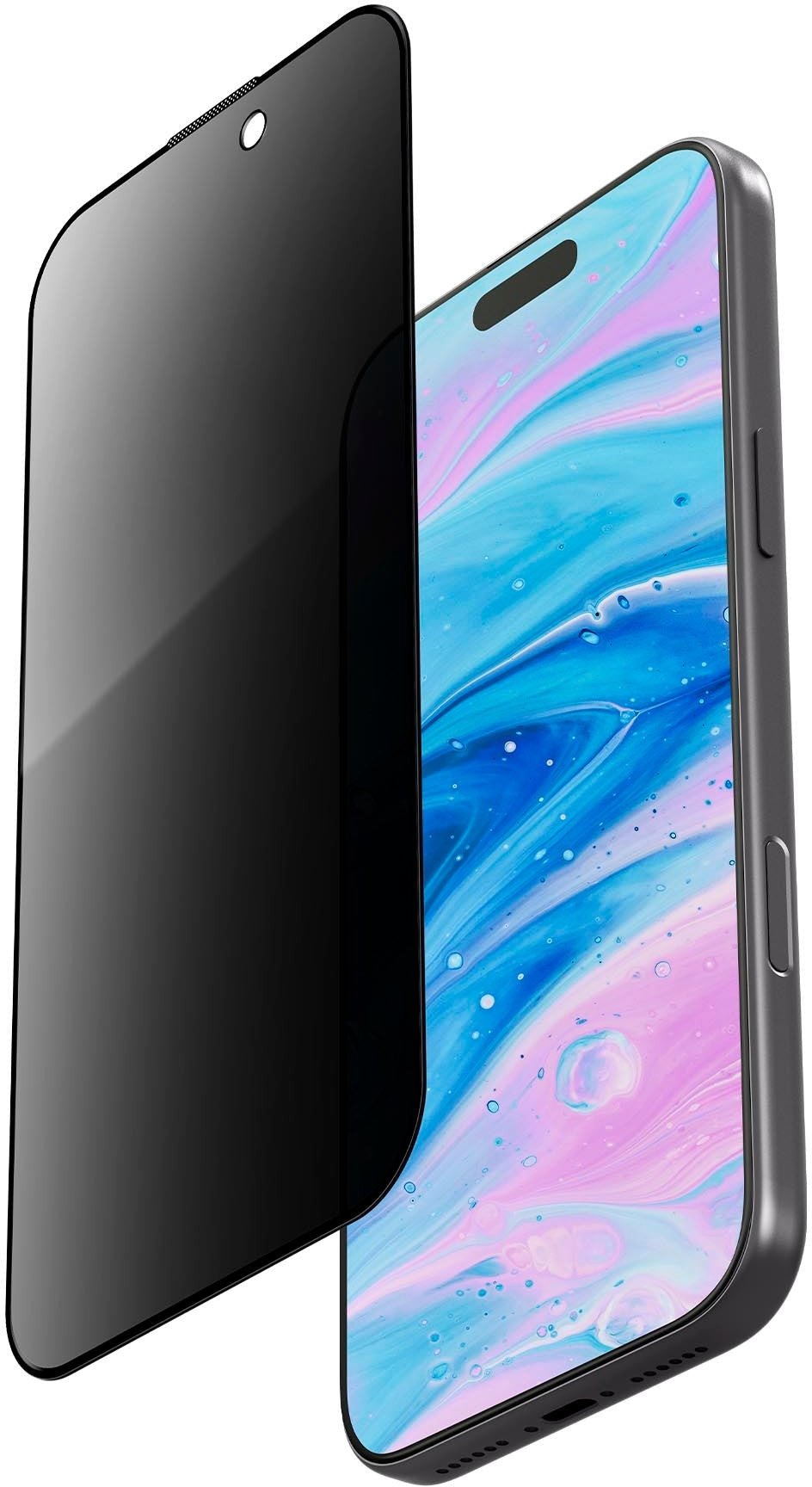 Xham mbrojtës privatësie Laut PRIME GLS për iPhone 17 Pro, 1 copë, i zi