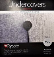 Mbulesa mikrofoni lavalier Rycote White Undercovers, për fshehje nën rroba, të bardha