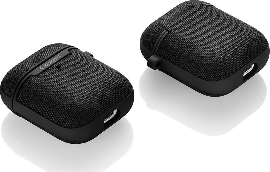 Mbulesë Spigen Urban Fit për AirPods 1/2, me klips, e zezë