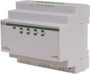 Modul rele për roleta F&amp;F mH-RE4, set 4 copë, montim në shinë DIN, i bardhë