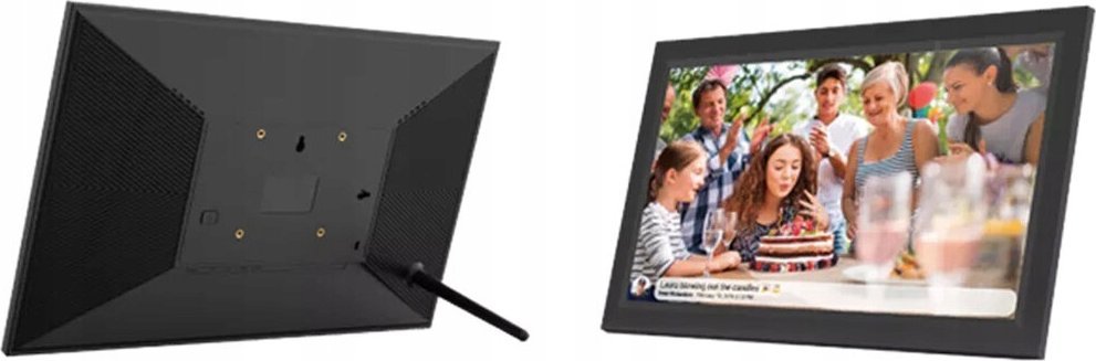 Kornizë dixhitale fotosh Inter Sales Frameo PFF-1503, WiFi, 15.6", e zezë