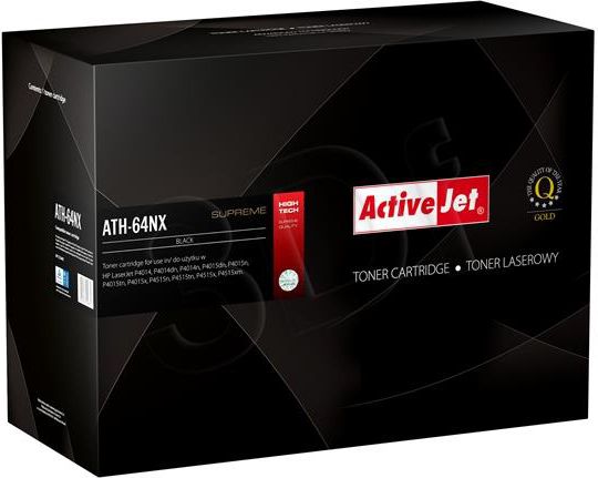 Toner Activejet ATH-64NX, zëvendësues HP 64A, i zi