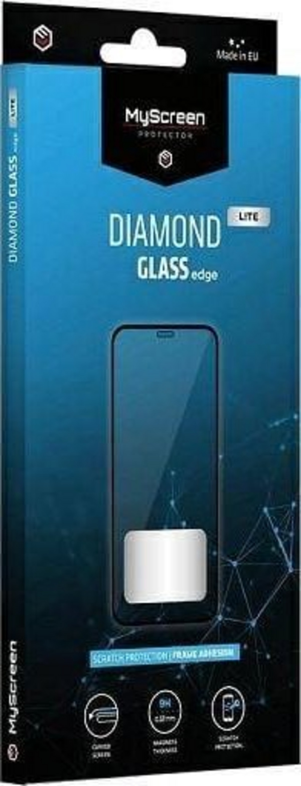 Mbrojtës ekrani Ms Diamond Glass Edge Lite FG për Xiaomi Redmi Note 10 Pro Pro Max, xham i temperuar 9H, i zi