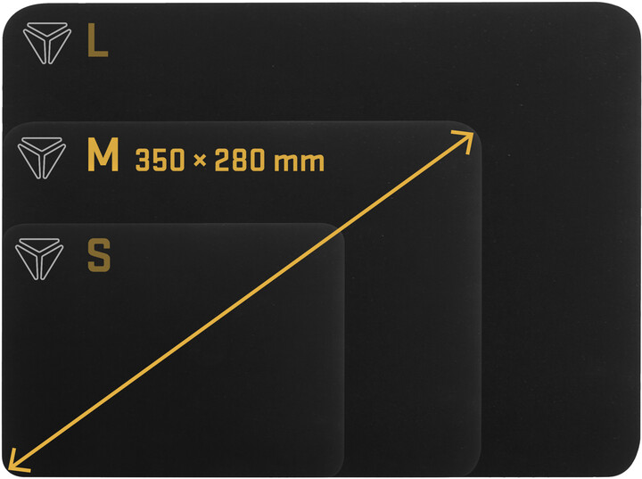 Mauspad Yenkee SPEED TOP, M, i zi