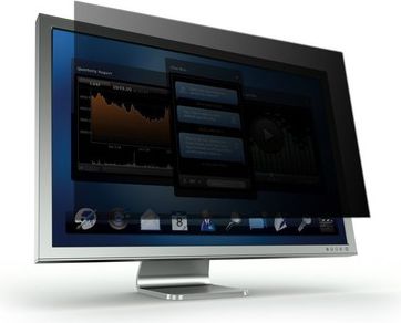 Filter privatësie për monitor 3M PF19.0W, 19", i zi