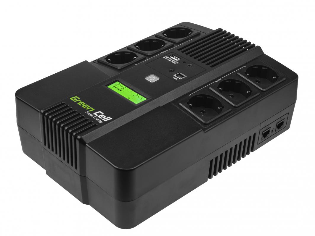 Prizë për furnizim me energji elektrike Green Cell UPS AiO (UPS07), 400W, 800VA