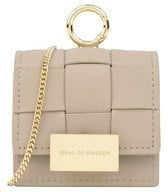 Çantë kufjesh Ideal of Sweden Mini Braided Bag, me mbulesë mbrojtëse, beige