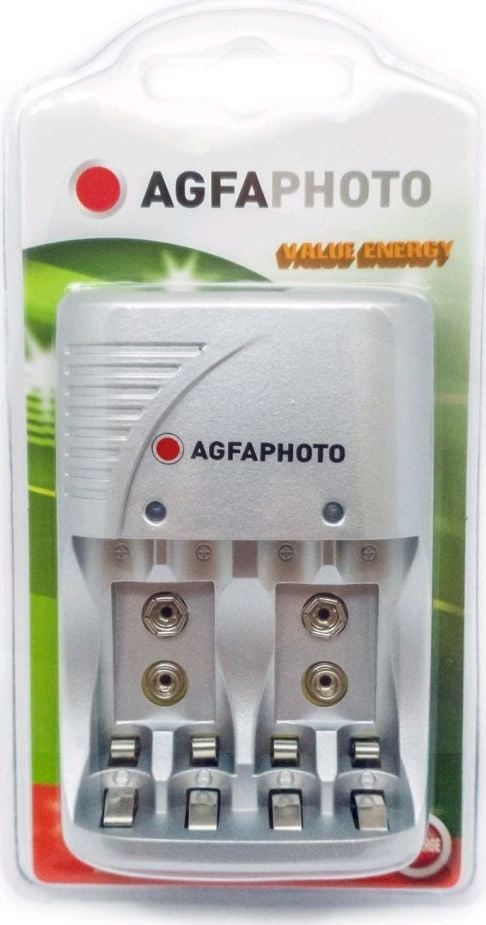 Karikues baterish AgfaPhoto Value Energy 140-849959, AA AAA 9V, 230V, gri
