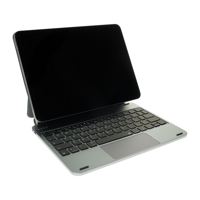 Dviced Magnetic Aluminium Keyboard Case For iPad Air/Pro 11-Inch, CZ, Dark Grey