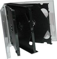 Kuti për CD DVD MediaRange, kapacitet 6 disqe, e zezë