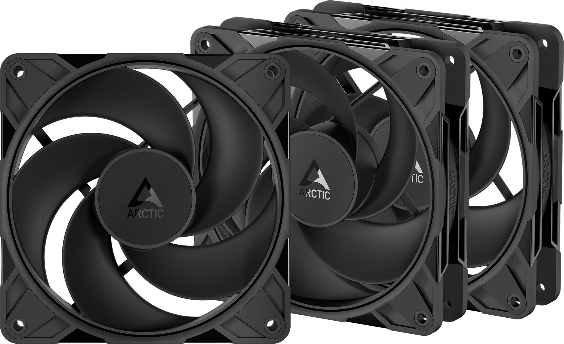 Ventilator PC Arctic P12 Pro Reverse, 120mm, PWM, set 3 copë, i zi
