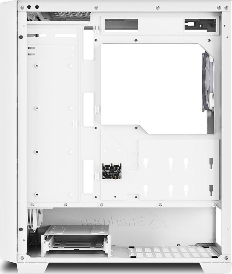 Kasë Sharkoon VS8 RGB, e bardhë, Midi Tower