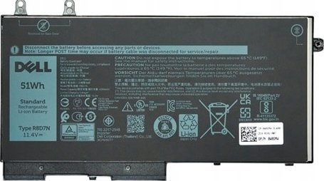 Батерија за лаптоп Dell Latitude 5410, заменска, литиум јонска