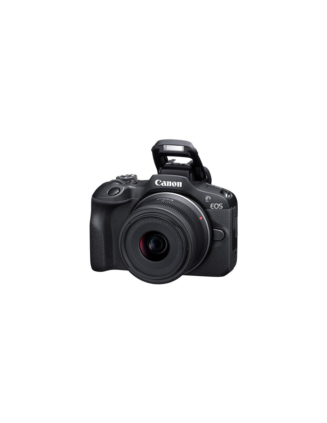 Kamerë mirrorless Canon EOS R100, KIT 18-45mm 75-300mm, e zezë