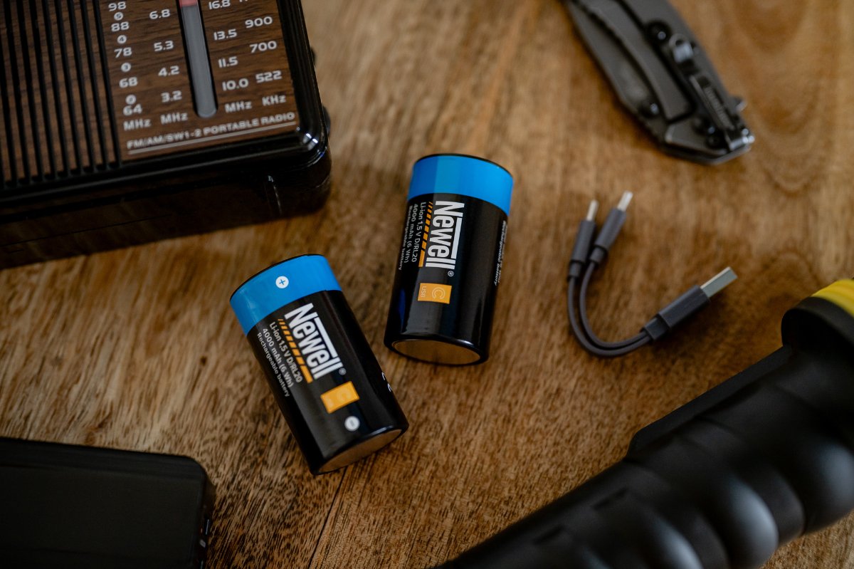 Bateri të rikarikueshme Newell USB-C 21700, 5000 mAh, set 2 copë
