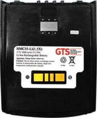 Bateri zëvendësuese GTS HMC55 LI 1.5X, për handheld mobile computer, litium jon, e zezë