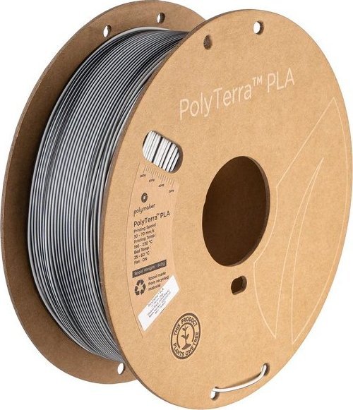 Filament 3D Polymaker Dual Color Matte PLA, 1.75mm, 1kg, bardhë e zi