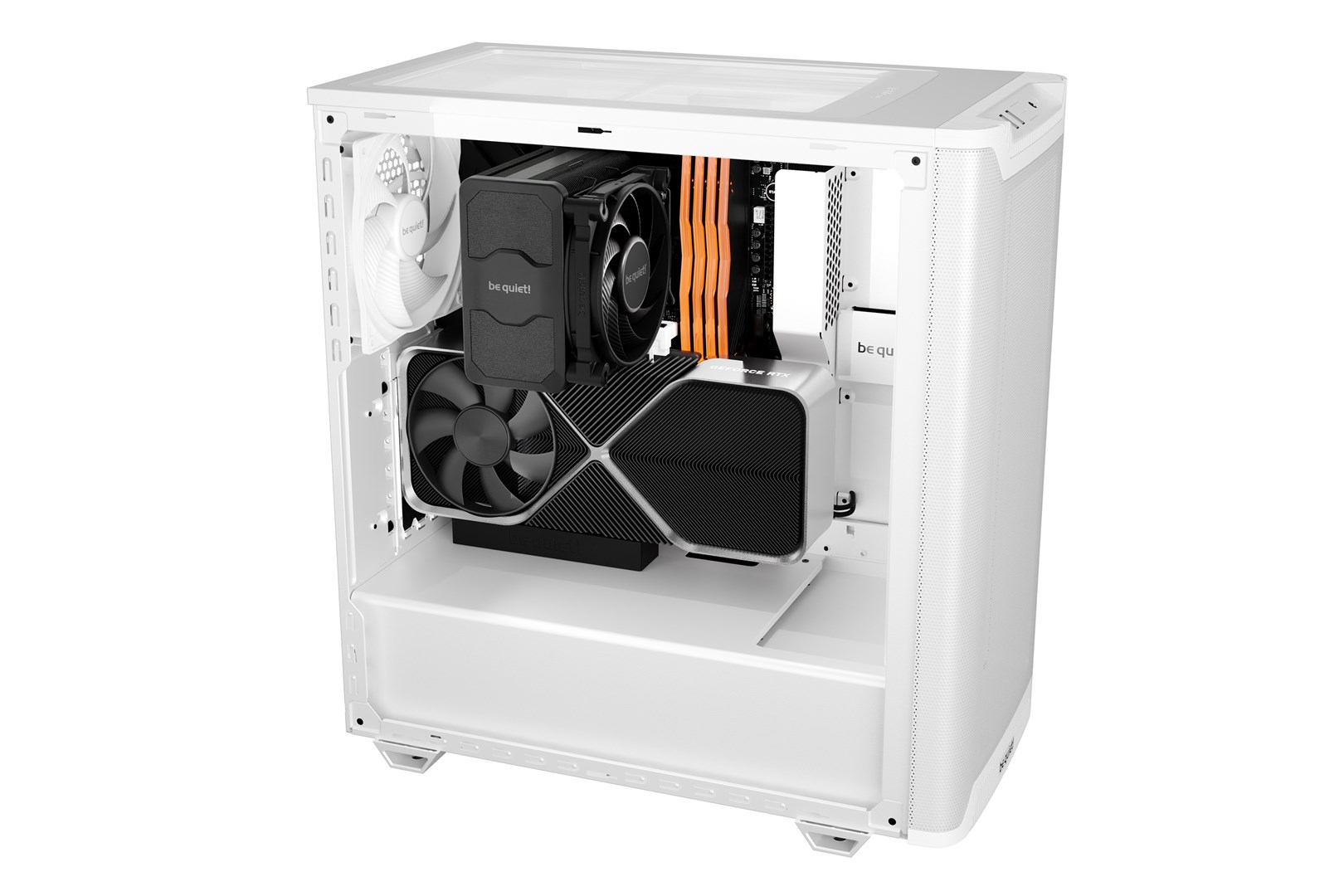 Kuti PC Be quiet Pure Base 501 Airflow, ATX Mid Tower, xham i temperuar, e zezë