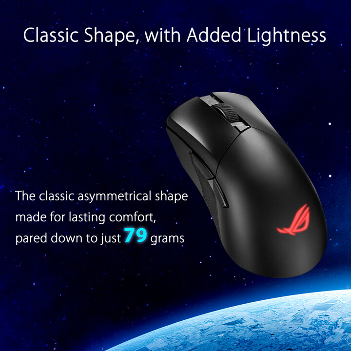 Maus ASUS ROG Gladius III Wireless AimPoint, i zi
