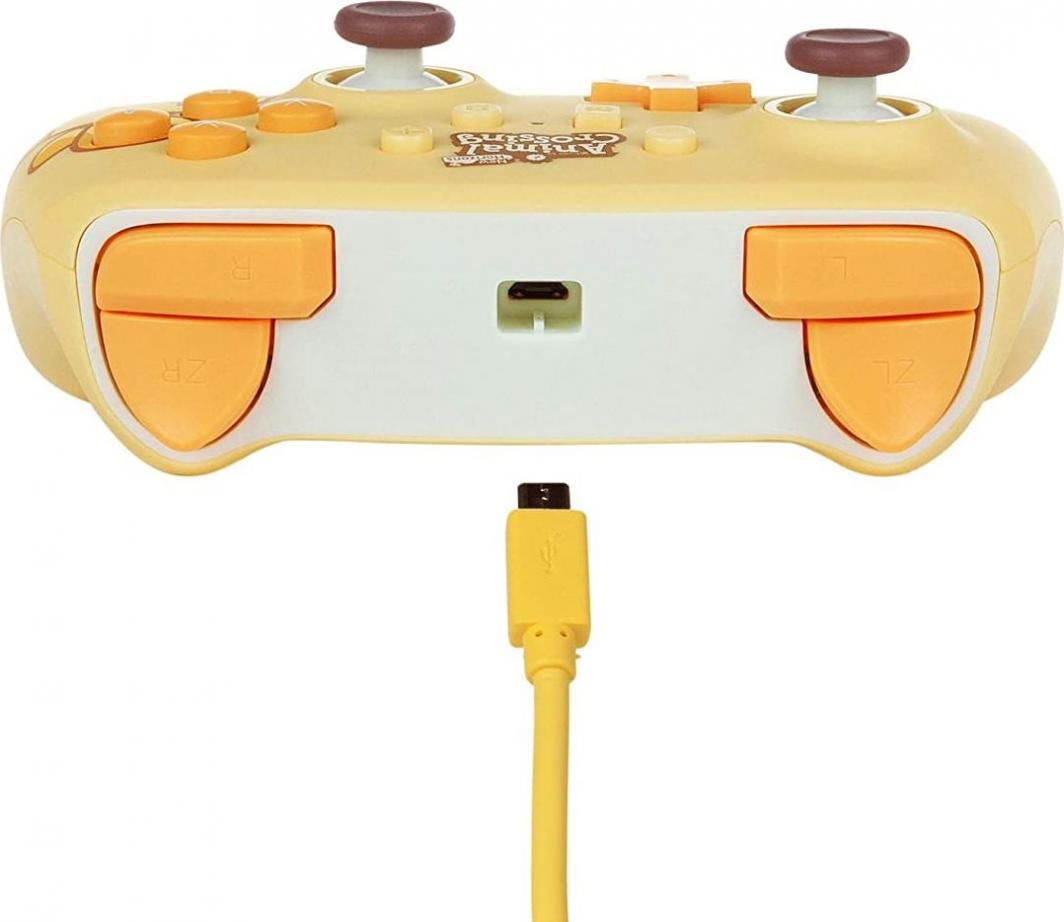 Kontroller PowerA Animal Crossing Isabelle, me kabllo, i verdhë