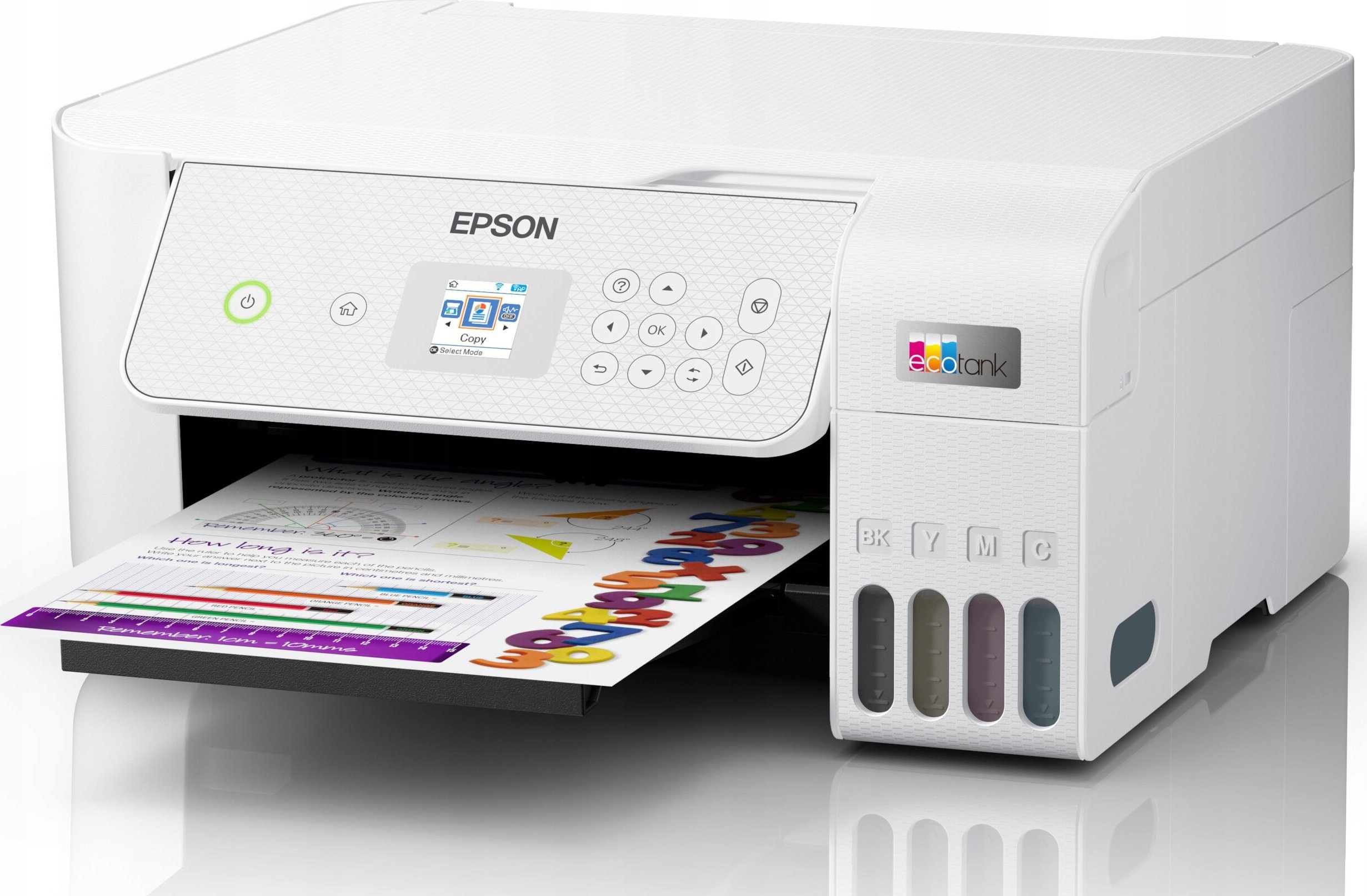 Printer multifunksional Epson EcoTank L3286, inkjet, Wi‑Fi, i bardhë